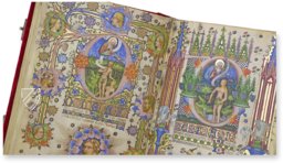Visconti Book of Hours – Franco Cosimo Panini Editore – Ms. BR 397|Ms. LF 22 – Biblioteca Nazionale Centrale di Firenze (Florence, Italy)