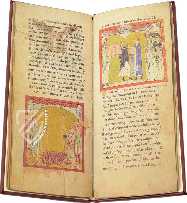 Vita Sancti Liudgeri – Akademische Druck- u. Verlagsanstalt (ADEVA) – Ms. theol. lat. fol. 323 – Staatsbibliothek zu Berlin (Berlin, Germany)