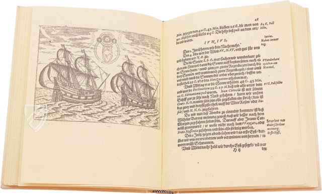 Warhafftige Relation. Derer dreyen newen unerhörten, seltzamen Schiffart, so die Holländischen und Seeländischen Schiff Anno 1594. 1595. Und 1596.  – Oceanum Verlag – 	
72-0596 – Deutsches Schifffahrtmuseum Bremerhaven (Bremerhaven, Germany)