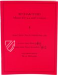 William Byrd: Masses for 3, 4 and 5 Voices – DIAMM – Mus. 489-493 – Christ Church Library (Oxford, United Kingdom)