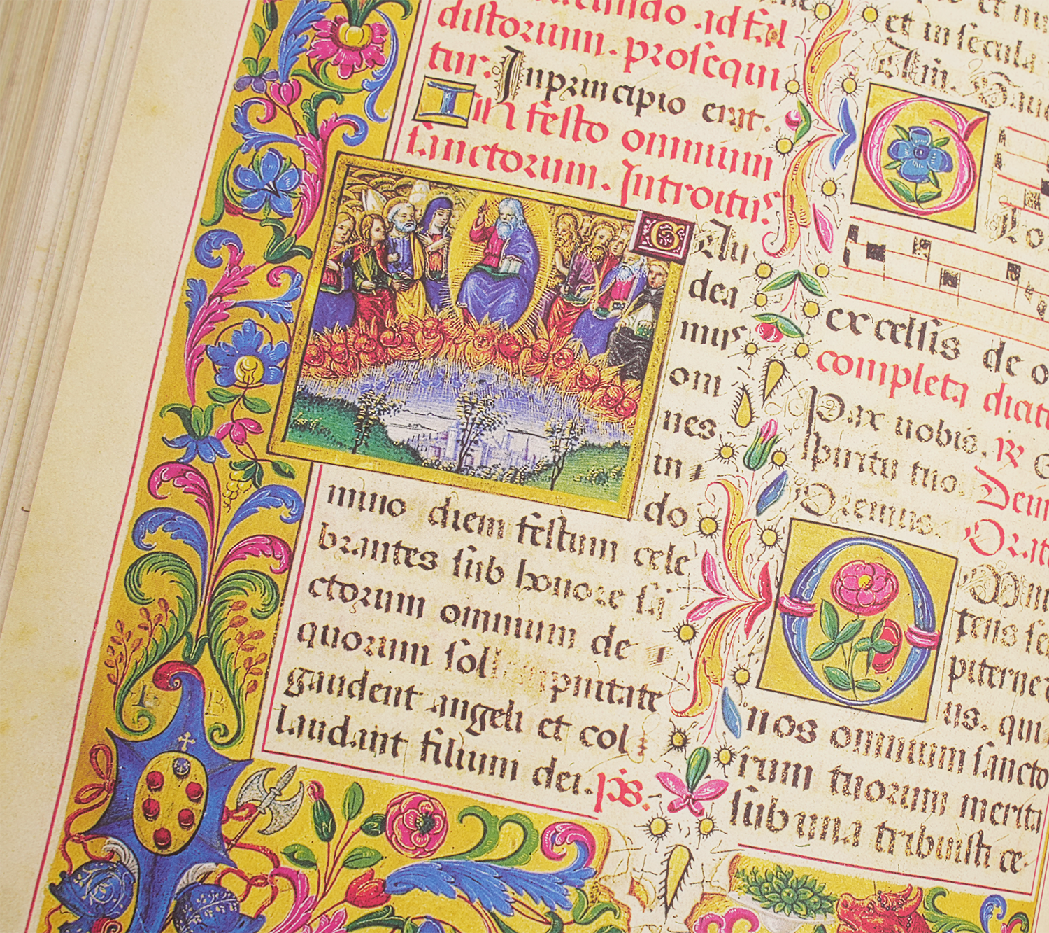 God with His Saints in the Borgia Missal God with His Saints in the Borgia Missal