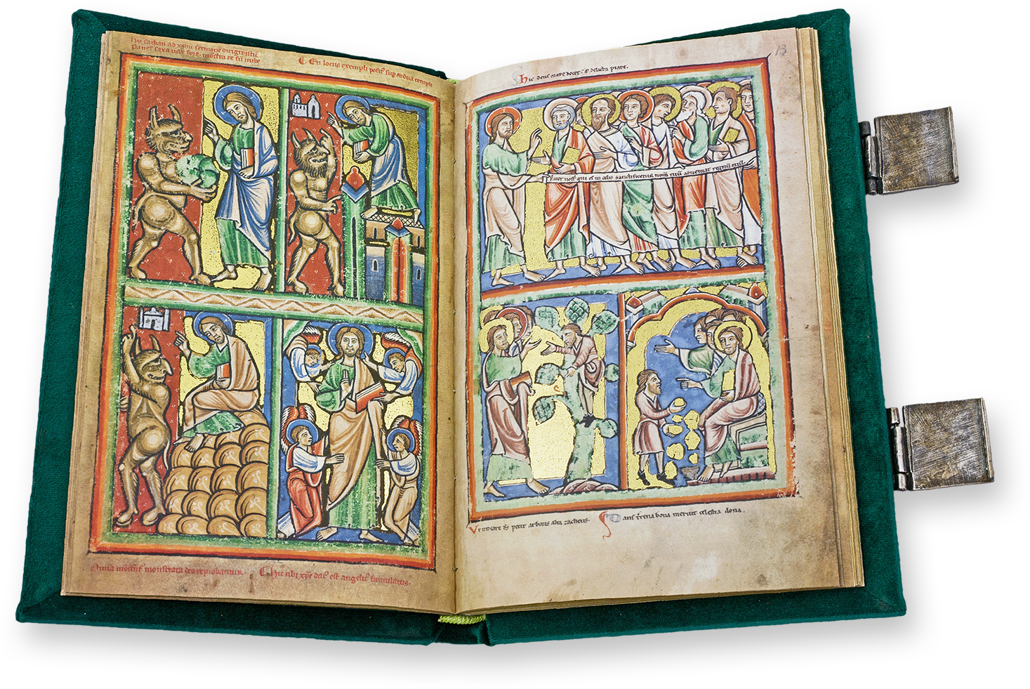 Illustrated Bible of The Hague This French Bible shows clear Byzantine influences and was possibly even created for Manuel I Komnenos. (Illustrated Bible of The Hague, Benedictine Abbey of St. Bertin (France) — 1190–1200)