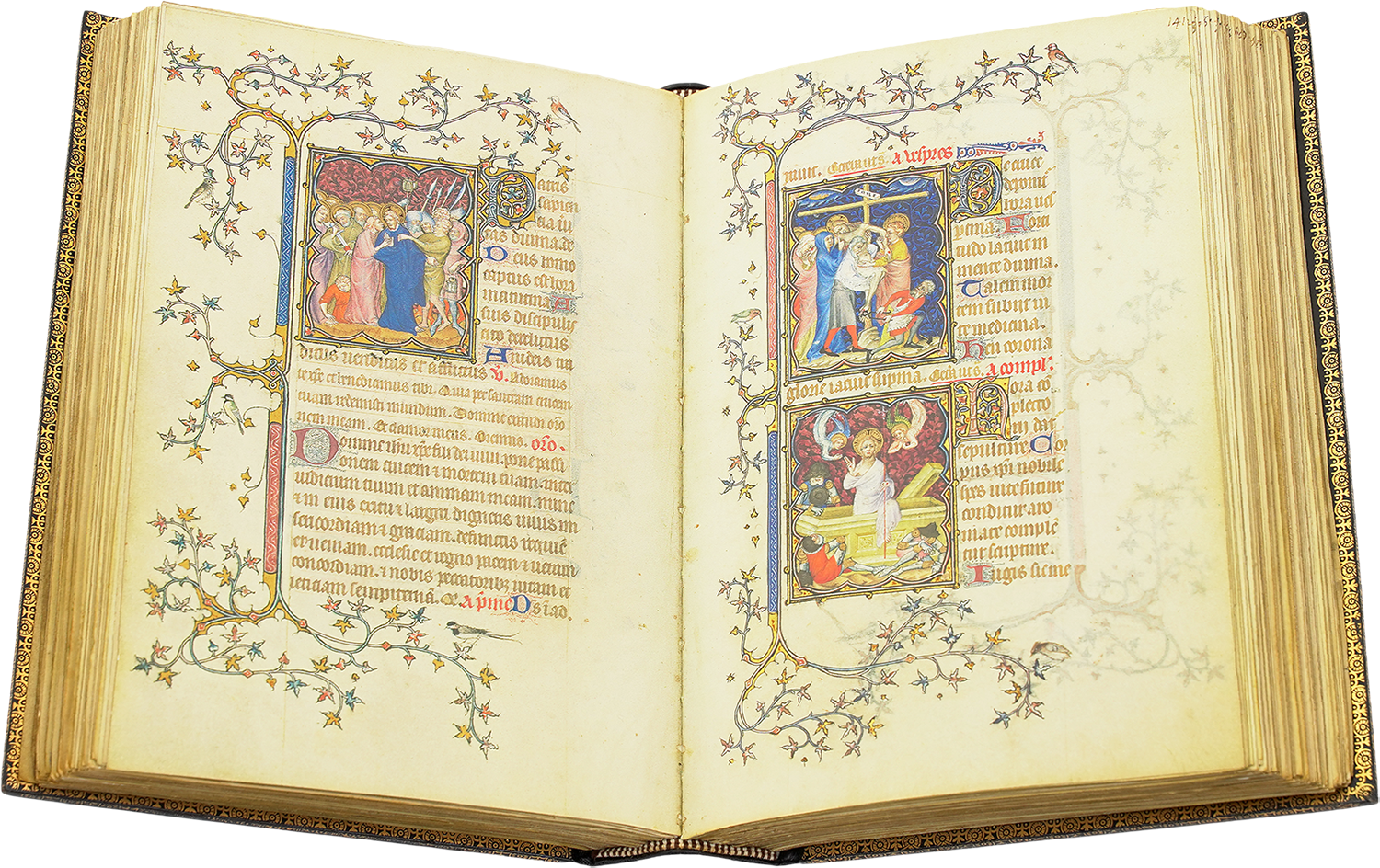 A work of art created during the Hundred Years' War (Les Petites Heures du Duc de Berry, Paris (France) – 1372–1390) A work of art created during the Hundred Years' War (Les Petites Heures du Duc de Berry, Paris (France) – 1372–1390)