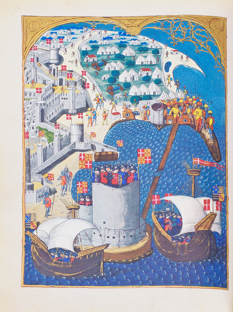 Attack on the Tower of St. Nicholas (The Crusades: The Siege of Rhodes, Paris (France) - 1482-1483) Attack on the Tower of St. Nicholas (The Crusades: The Siege of Rhodes, Paris (France) - 1482-1483)