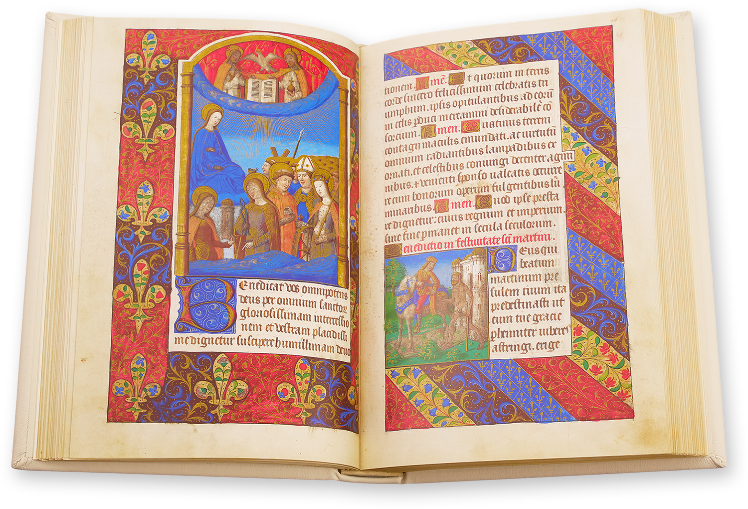 The Saints Pay Homage to the Virgin Mary in the Vatican Pontifical and Benedictional The Saints Pay Homage to the Virgin Mary in the Vatican Pontifical and Benedictional