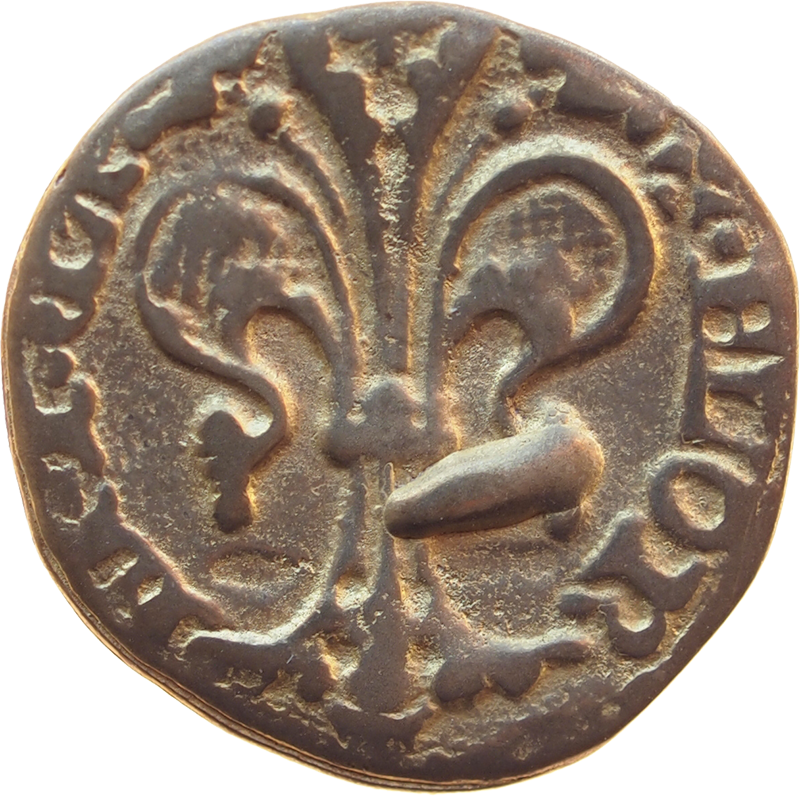 A Florentine gold florin (fiorino d'oro) with lily stamp (Source: iStock.com/a1977)