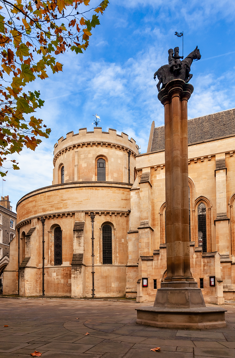 The Temple Church in London (Source: iStock.com/naumoid)