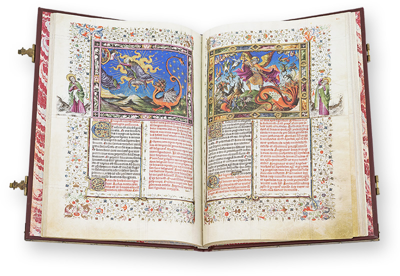 Apocalypse of the Dukes of Savoy No free space was left on the pages of this elaborately furnished work of French Renaissance illumination (Apocalypse of the Dukes of Savoy, Savoy, France — between 1428 and 1490)