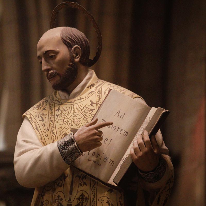 Statue of Saint Ignatius of Loyola Statue of Saint Ignatius of Loyola